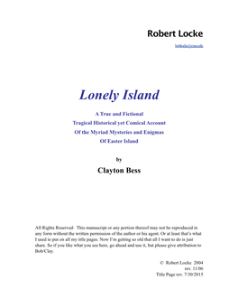 Lonely Island with Pix in Pages
