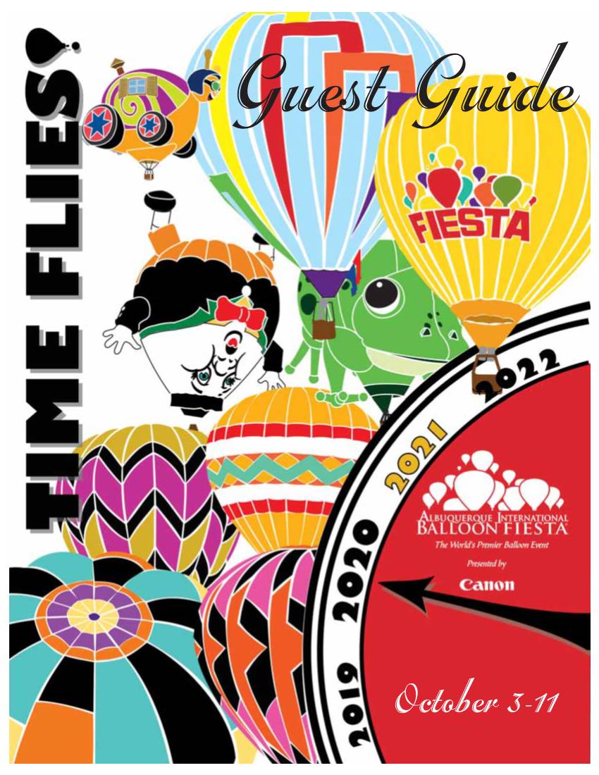 Albuquerque International Balloon Fiesta® Presented by Canon | 2020 GUEST GUIDE TABLE of CONTENTS