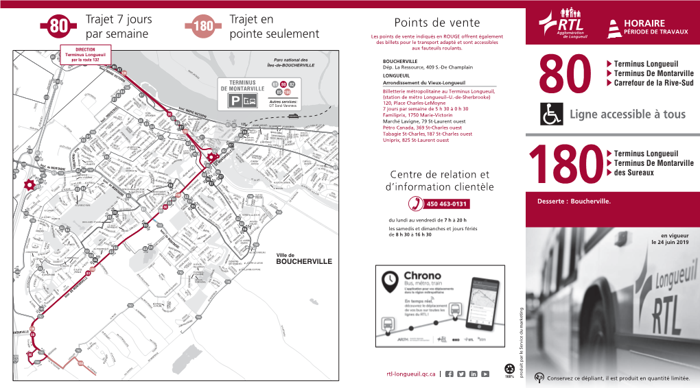 Points De Vente Trajet 7 Jours Par Semaine Trajet En Pointe Seulement