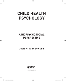 Child Health Psychology