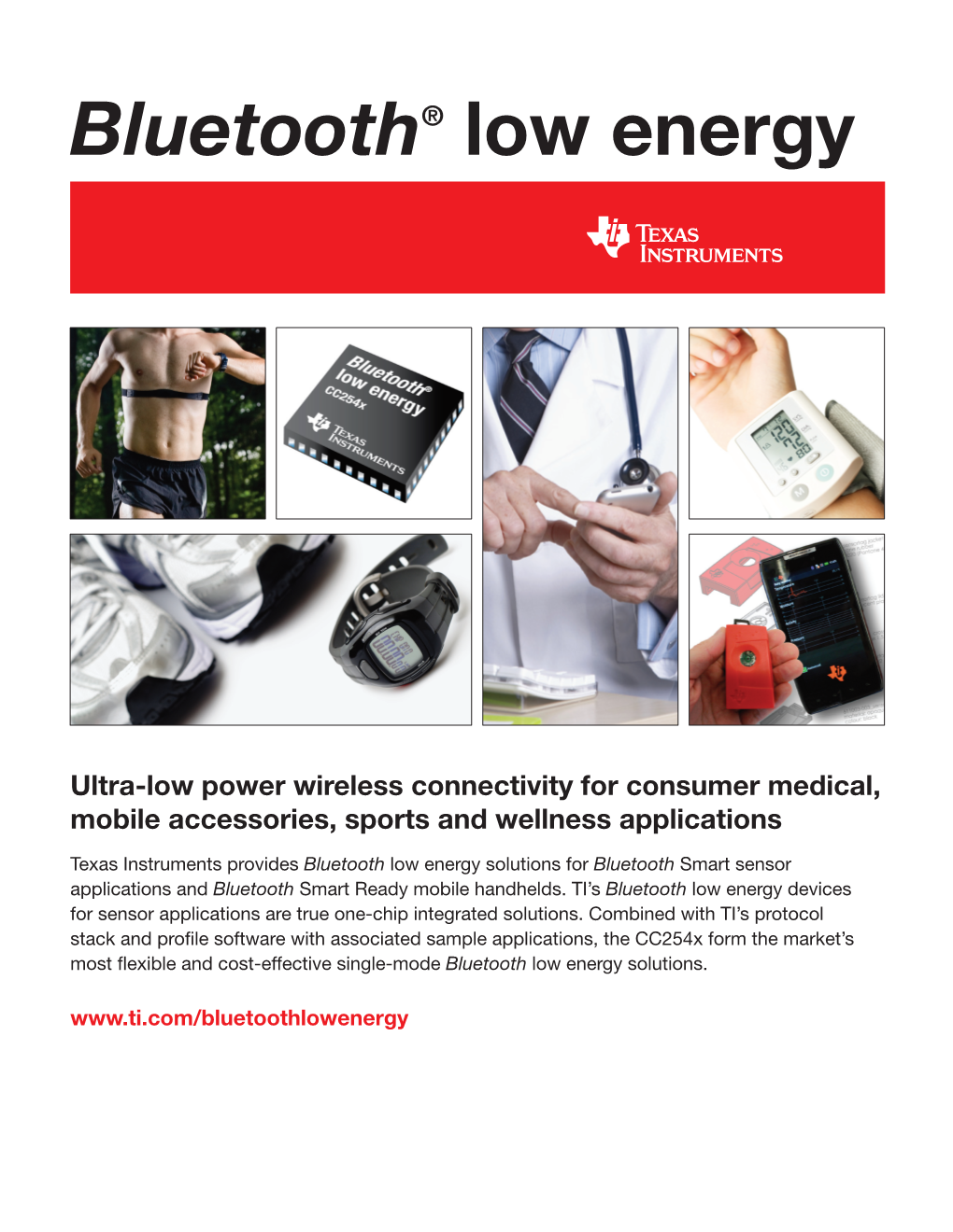 Bluetooth Low Energy 4-Page Brochure