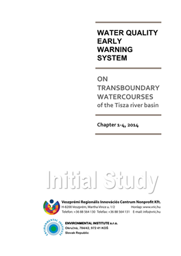Water Quality Early Warning System