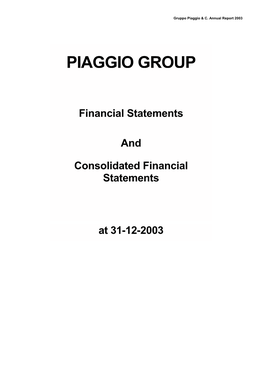 Annual Report 2003