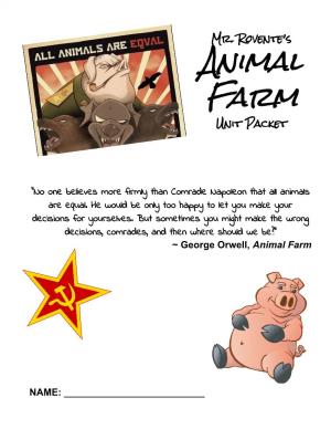 Animal Farm Unit Packet