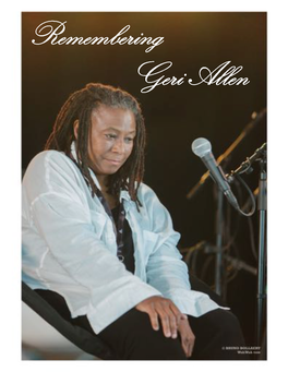 Remembering Geri Allen