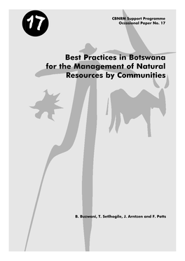 Best Practices in Botswana for the Management of Natural Resources by Communities