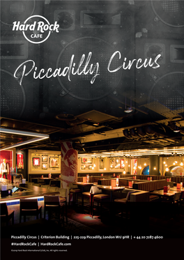 Hardrockcafe.Com Piccadilly Circus | Criterion Building
