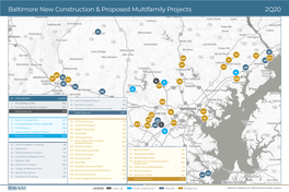 Baltimore New Construction & Proposed Multifamily Projects 2Q20