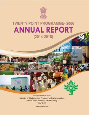 Annual Report on TPP 2006 for the Year 2014-15