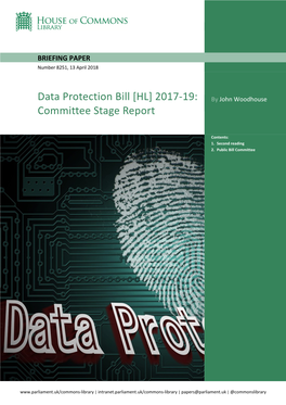 Data Protection Bill [HL] 2017-19: by John Woodhouse
