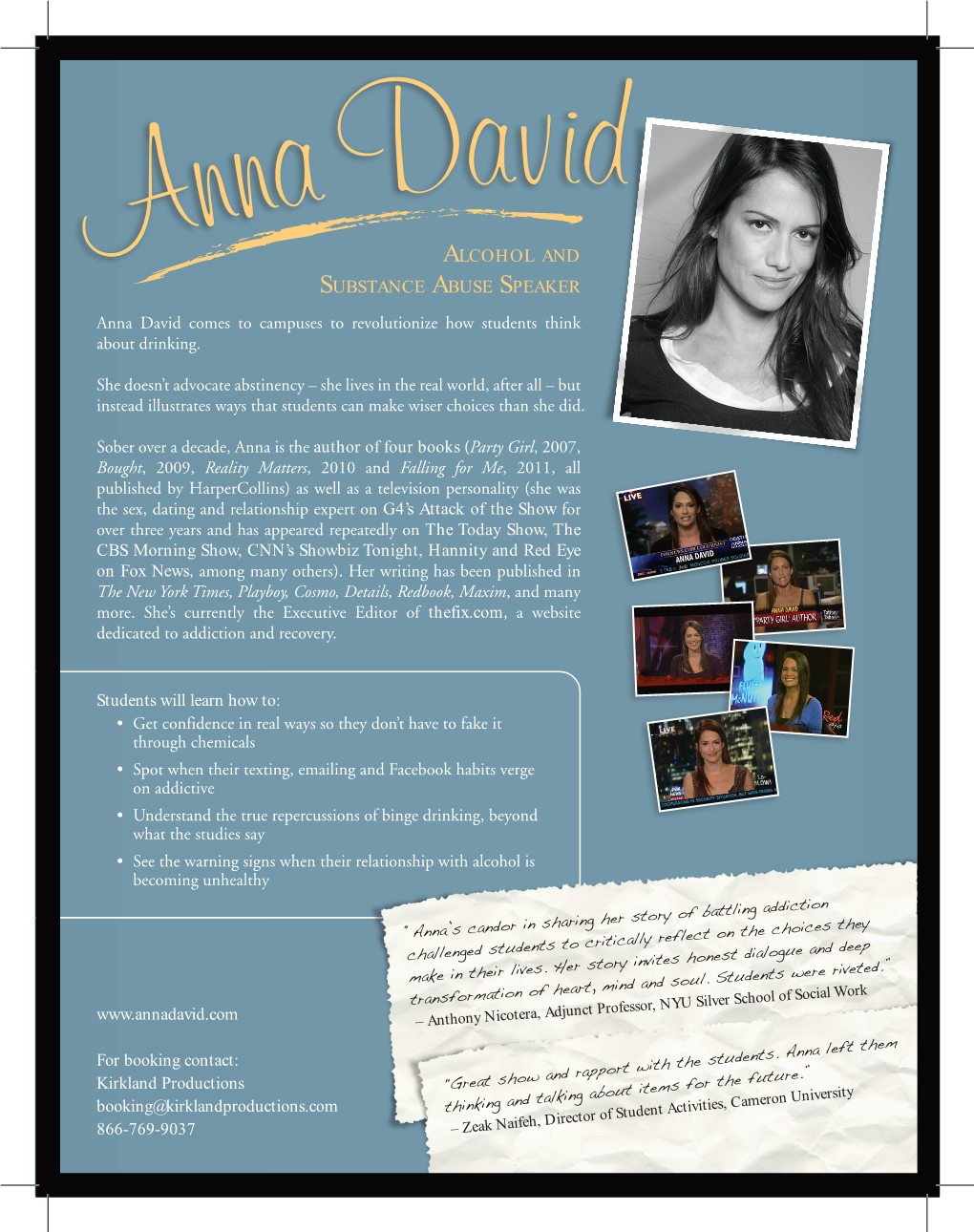 Anna David One Sheet Hirez