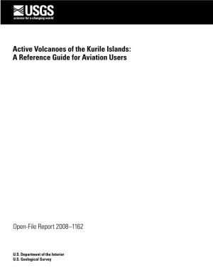 Active Volcanoes of the Kurile Islands: a Reference Guide for Aviation Users