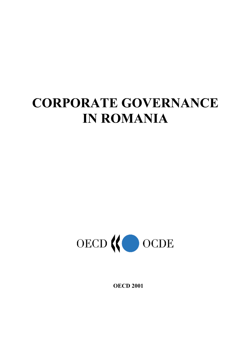 Corporate Governance in Romania