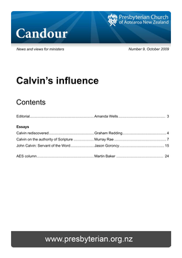 Calvin's Influence