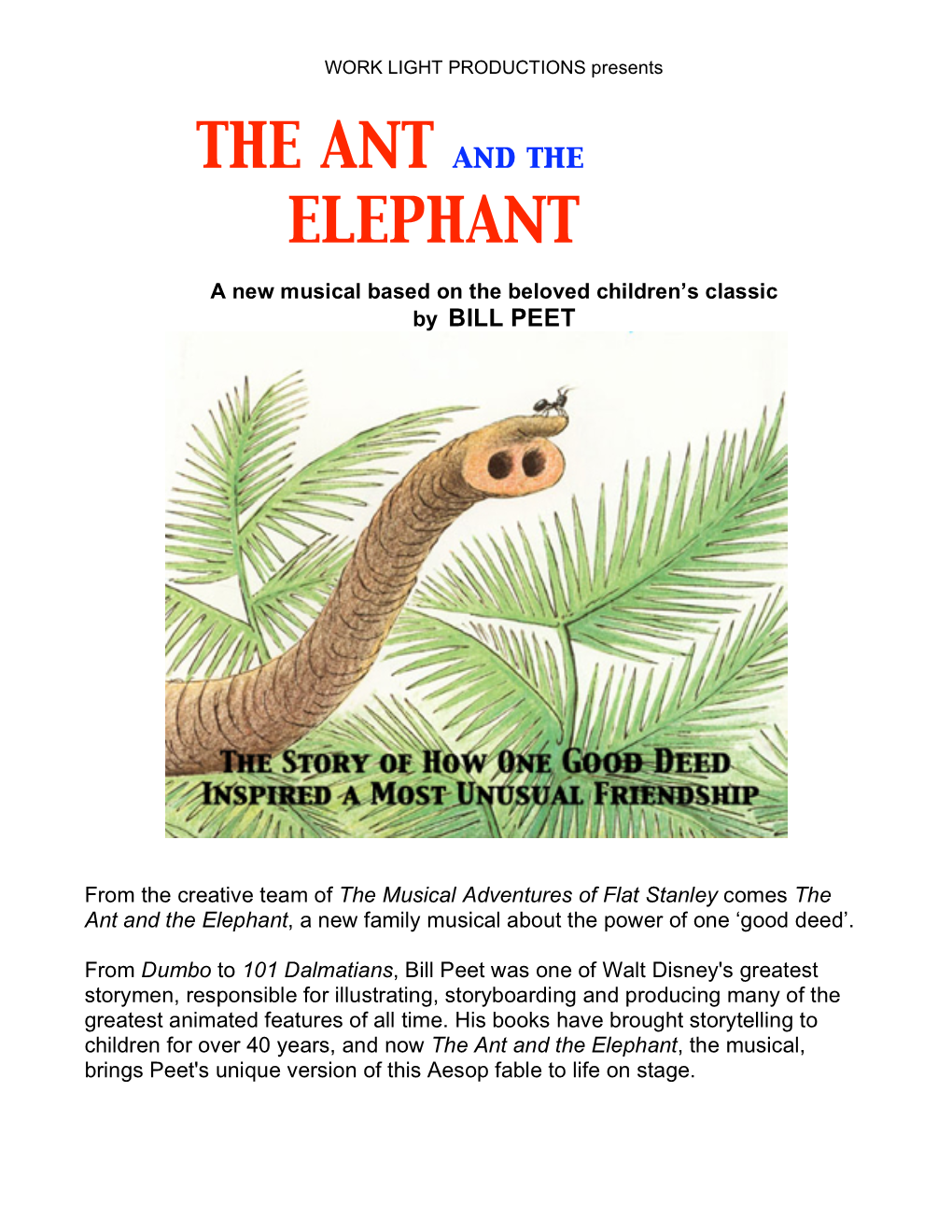 THE ANT and the ELEPHANT