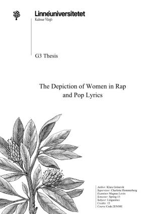 The Depiction of Women in Rap and Pop Lyrics