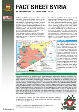 Fact Sheet Syria Landesverteidigungsakademie 21