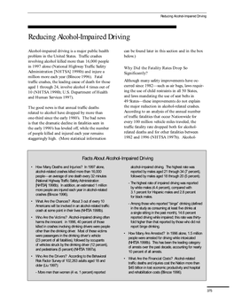 Reducing Alcohol-Impaired Driving