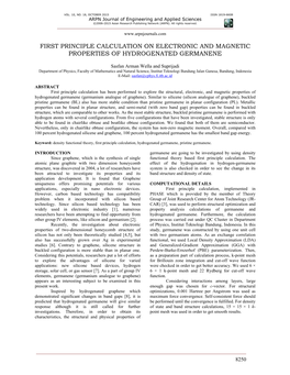 First Principle Calculation on Electronic and Magnetic Properties of Hydrogenated Germanene