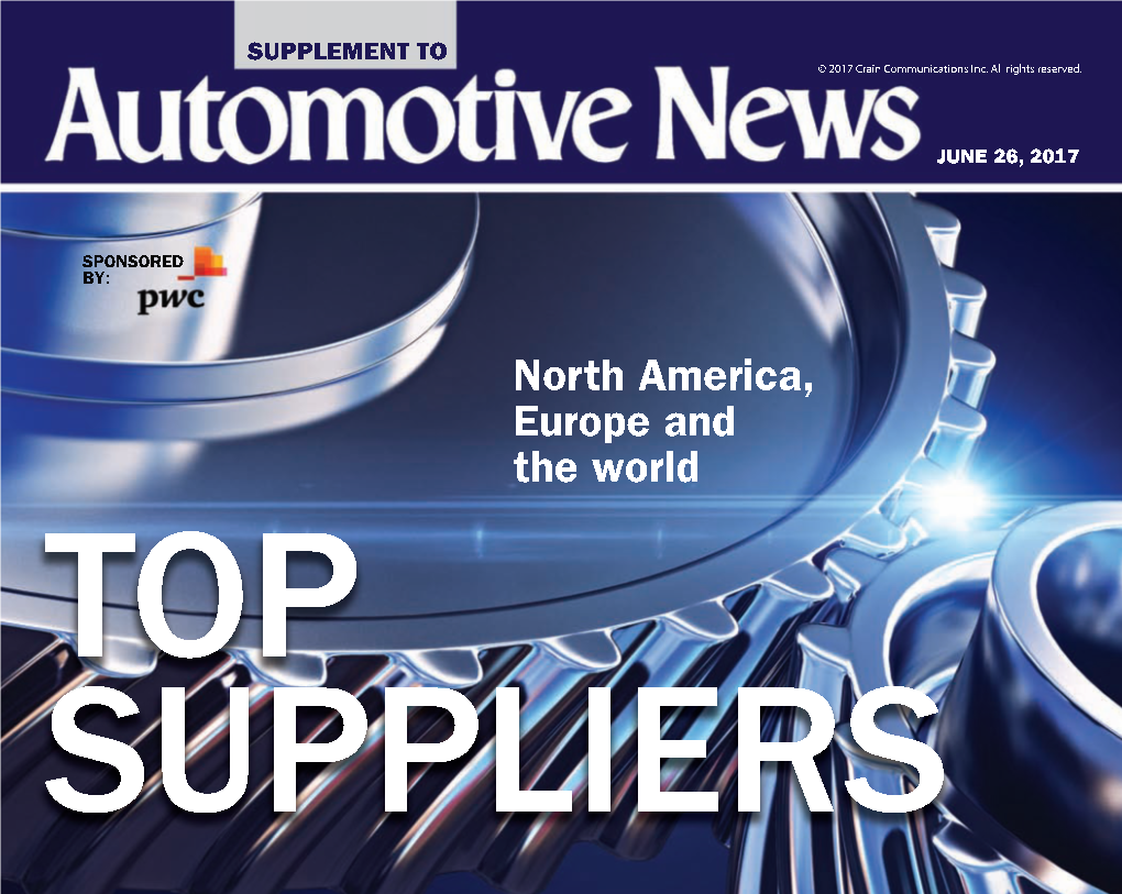 Supplement to Automotive News, June 26, 2017