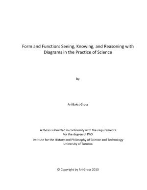 Form and Function: Seeing, Knowing, and Reasoning with Diagrams in the Practice of Science