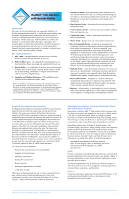 Chapter IV: Trails, Bikeways, and Pedestrian Mobility