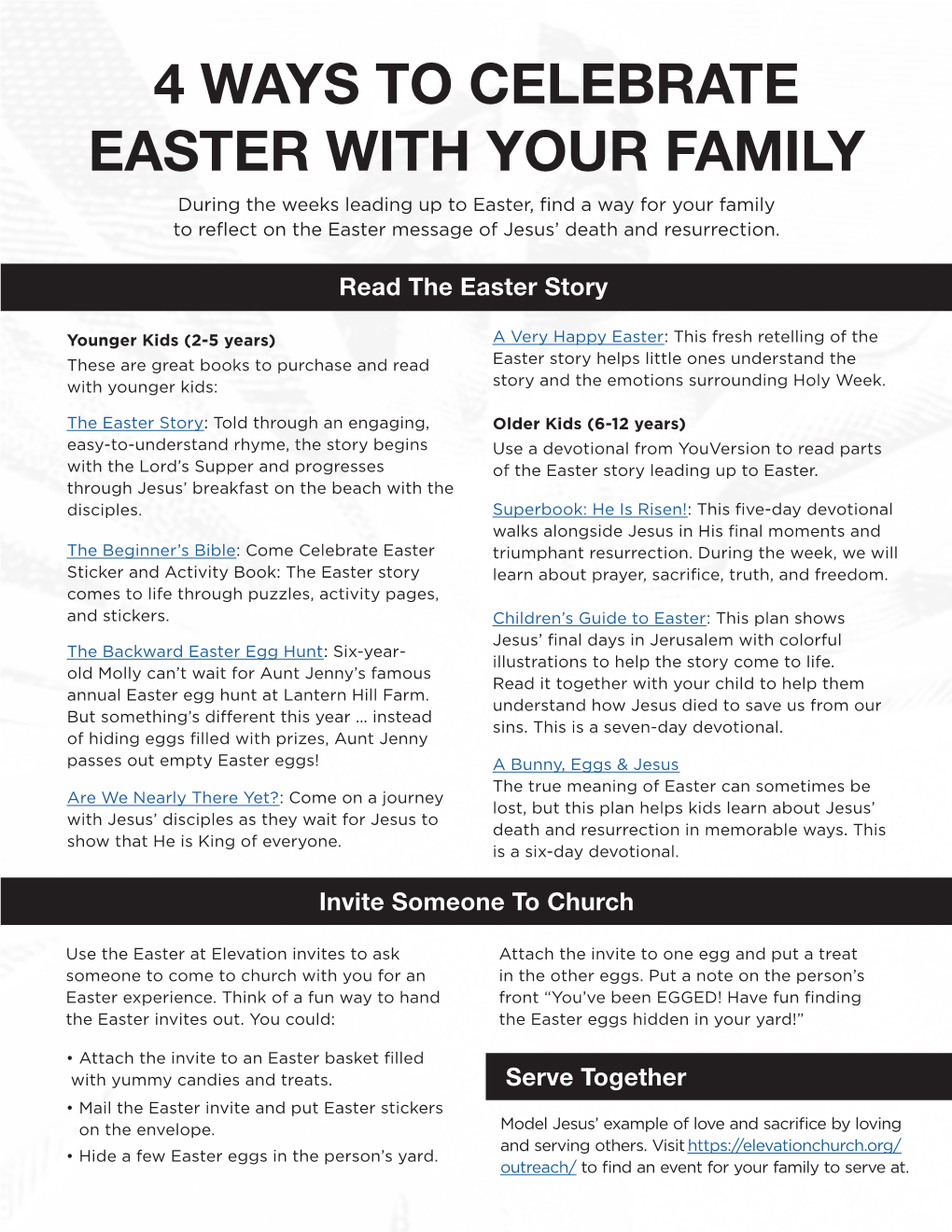 4 Ways to Celebrate Easter with Your Family
