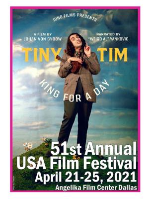 51St USA Film Festival Schedule of Events-2021