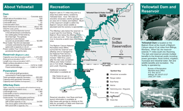 Yellowtail Dam and Reservoir Brochure