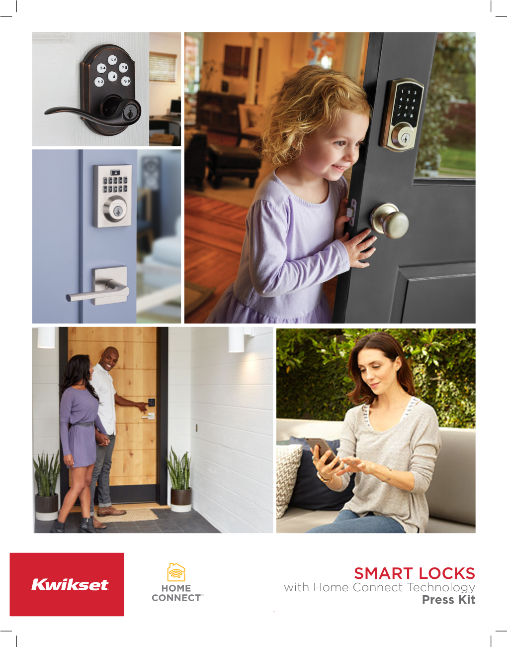 SMART LOCKS with Home Connect Technology Press Kit