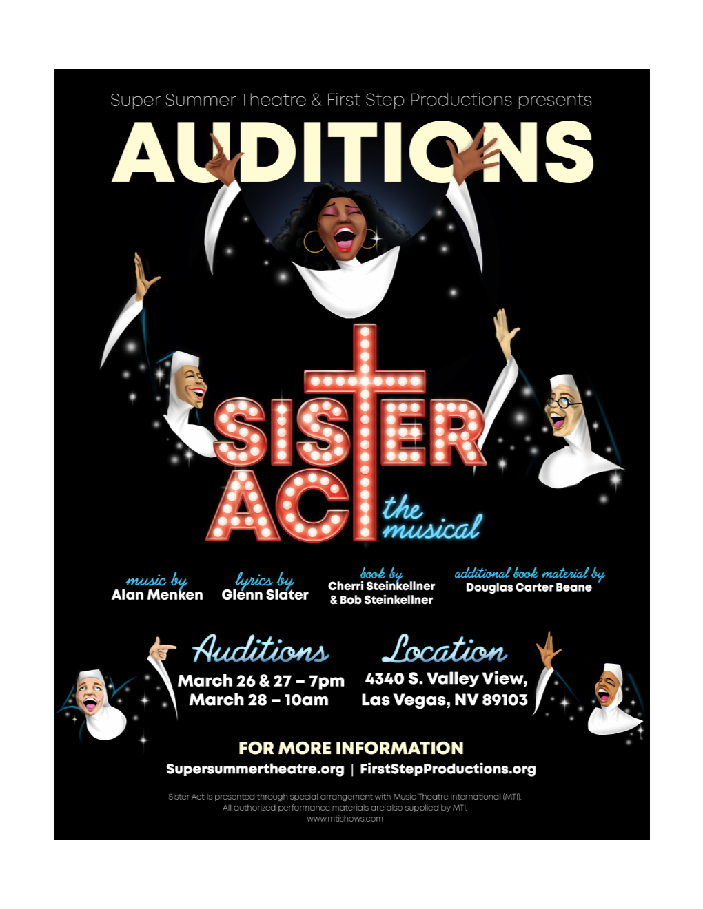 Sister Act Audition Announcement Final