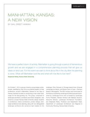 Manhattan, Kansas: a New Vision by Gail Greet Hannah