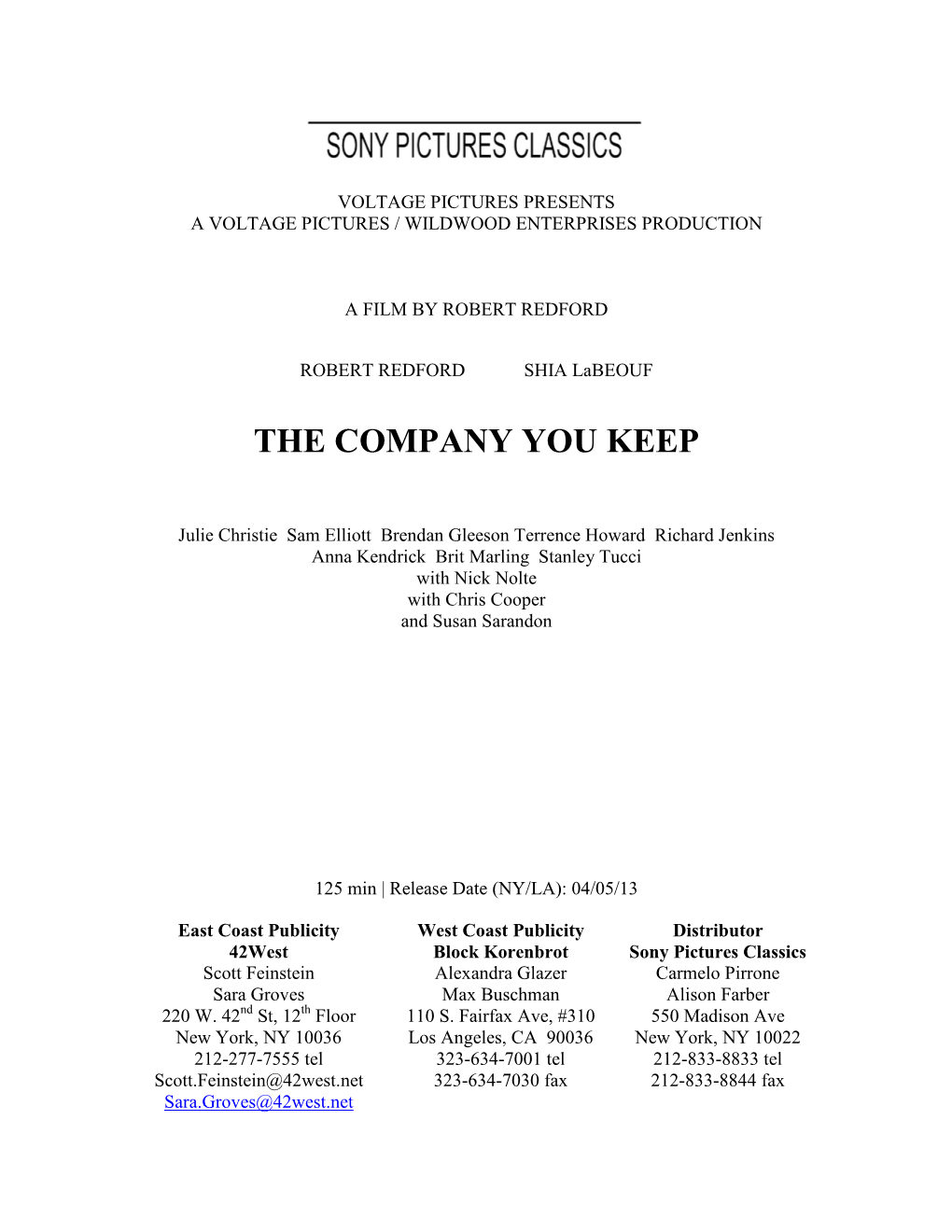 The Company You Keep