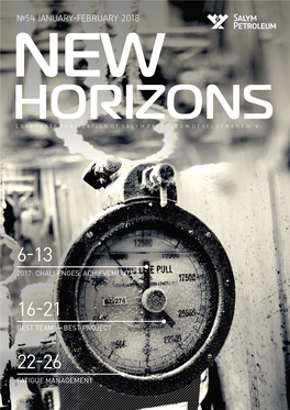 54 January-February 2018 New Horizons Corporate Publication of Salym Petroleum Development N.V