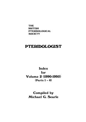 Pteridologist