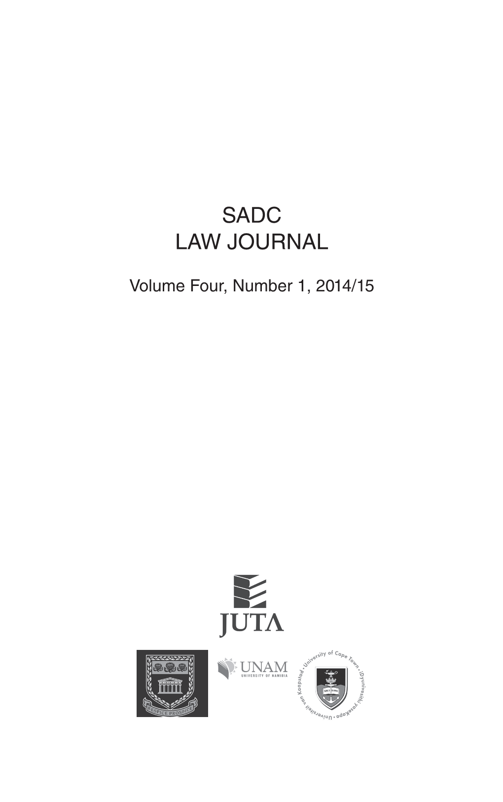 Sadc Law Journal