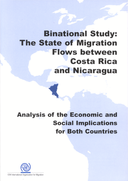 A Binational Study: the State of Migration Flows Between Costa Rica and Nicaragua