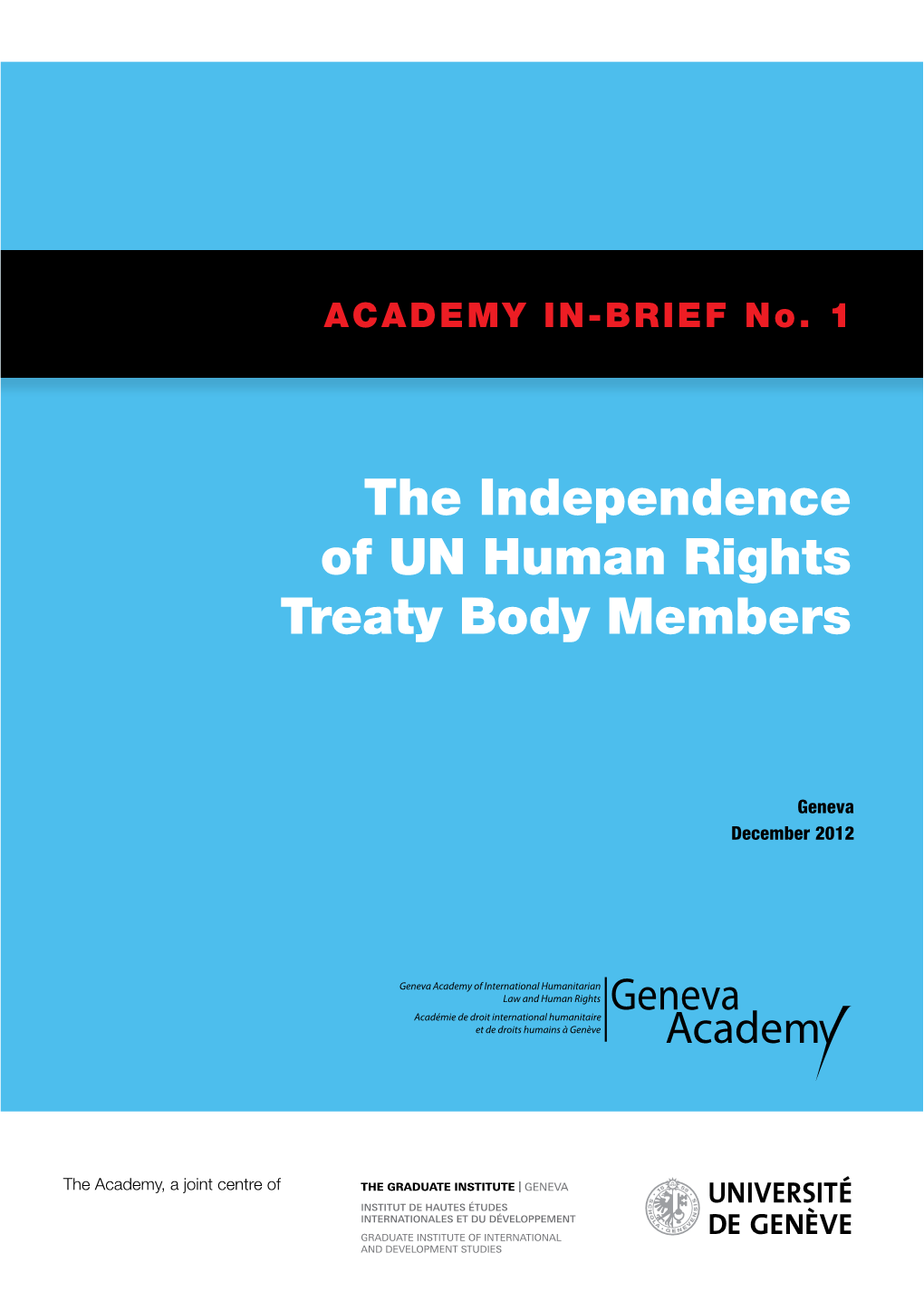 Independence of the Treaty Body Members