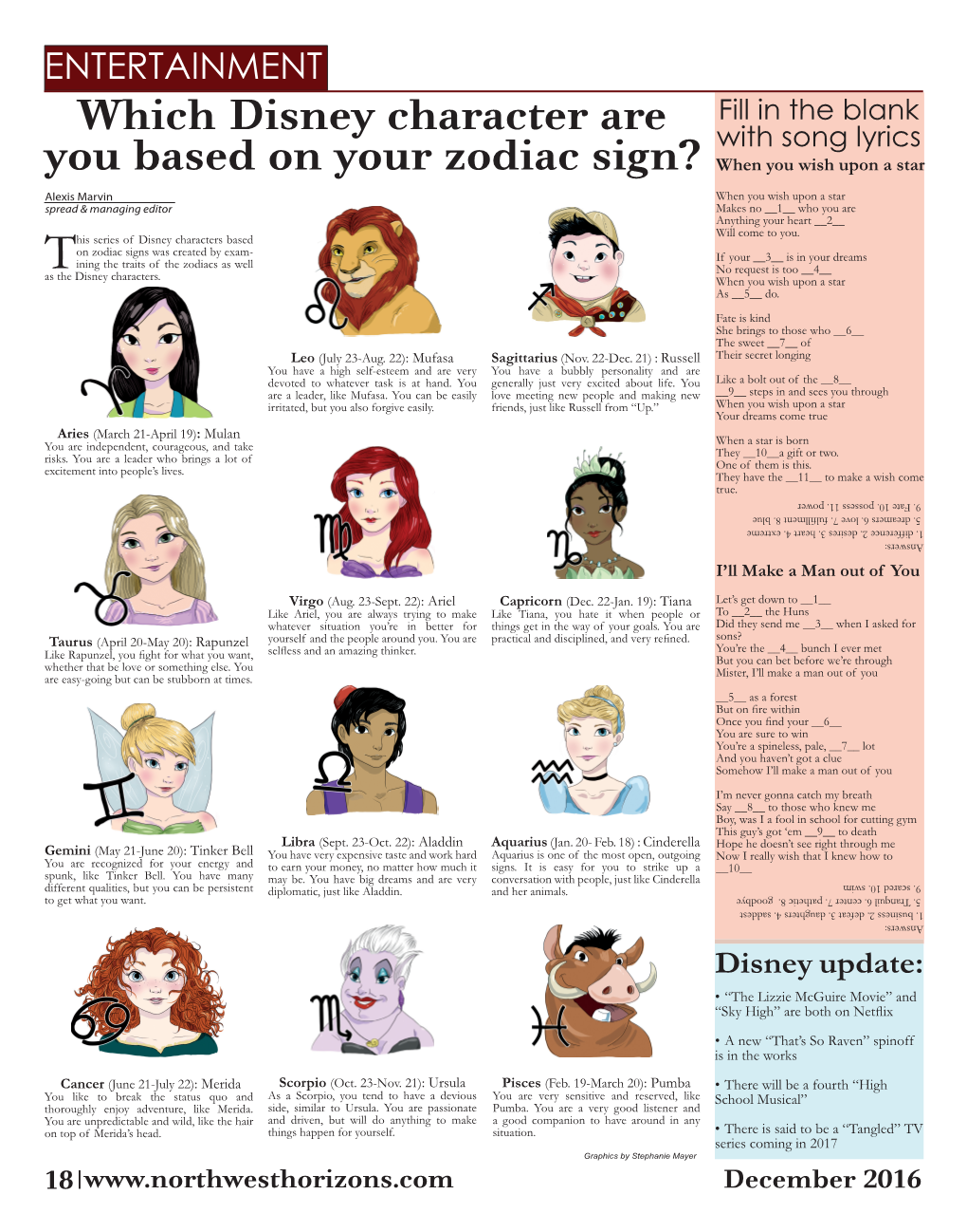 Which Disney Character Are You Based on Your Zodiac Sign?
