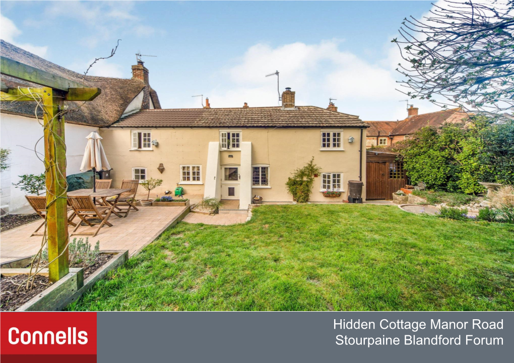 Hidden Cottage Manor Road Stourpaine Blandford Forum