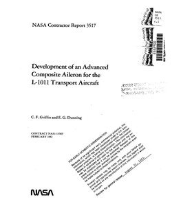 Development of an Advanced Composite Aileron for the L-101 1 Transport Aircraft