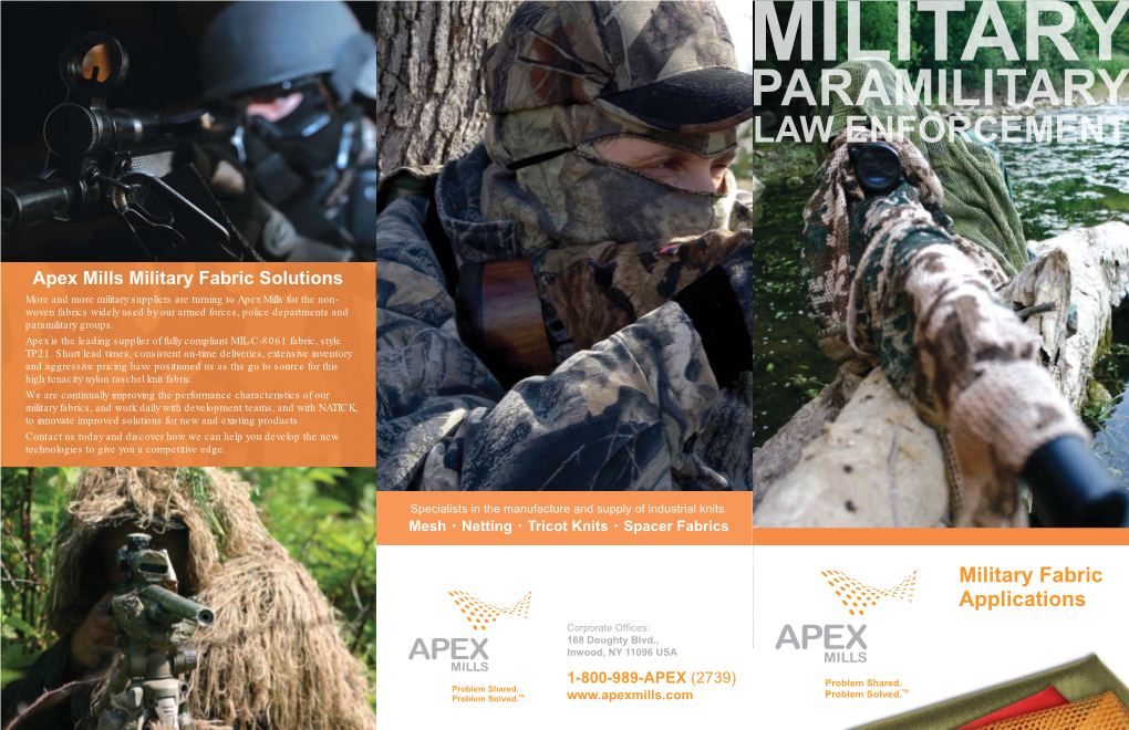 Military Fabric Applications