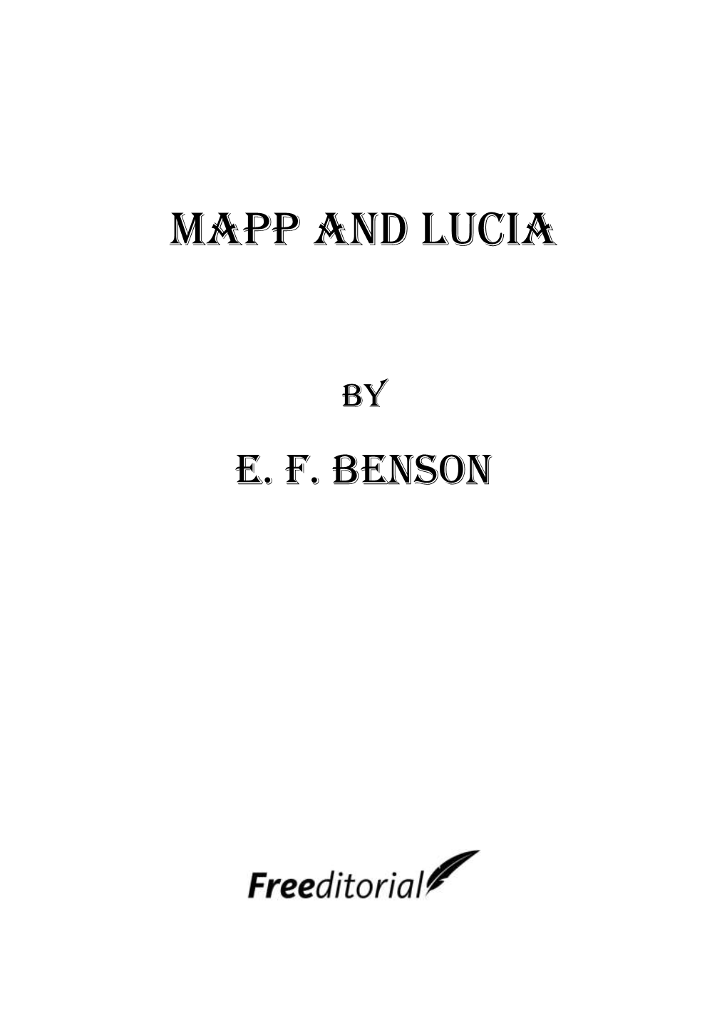 Mapp and Lucia