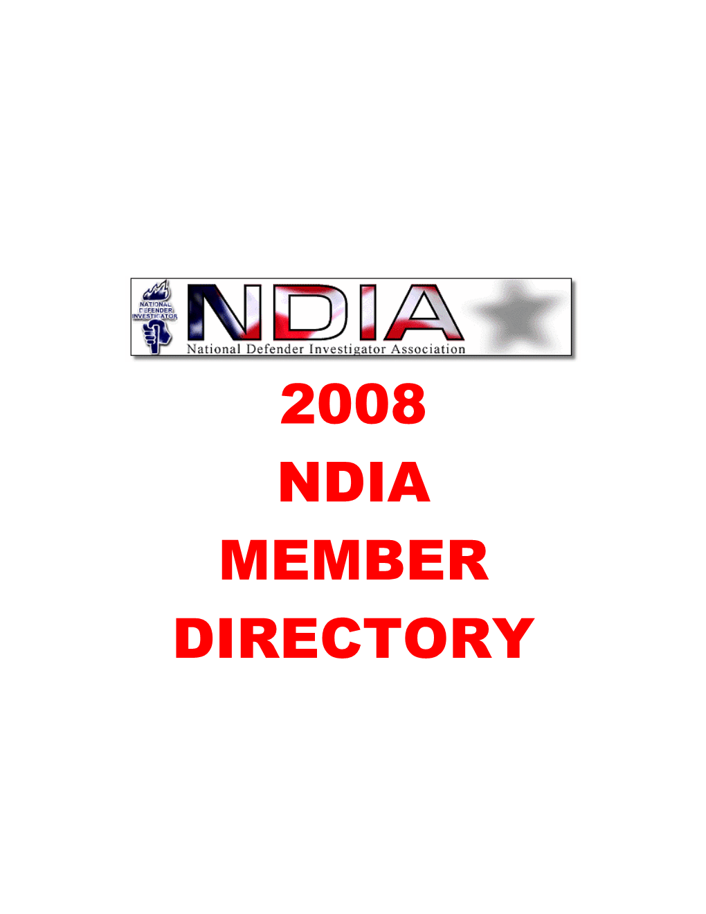 2008 Ndia Member Directory