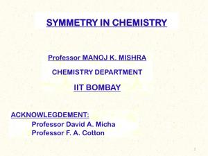 Symmetry in Chemistry