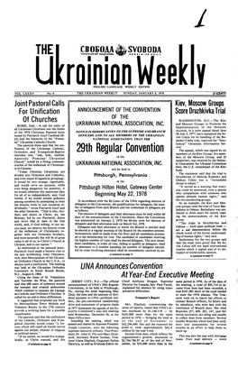 The Ukrainian Weekly 1978, No.1