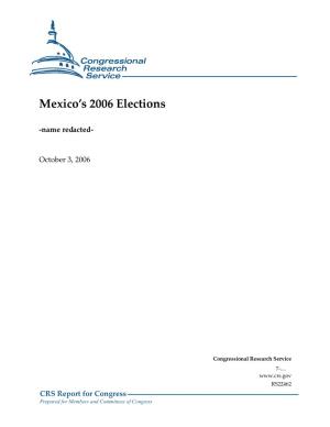 Mexico's 2006 Elections