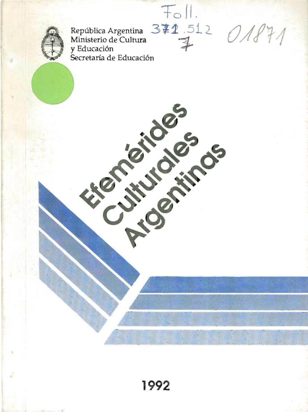 Efemérides Culturales Argentinas