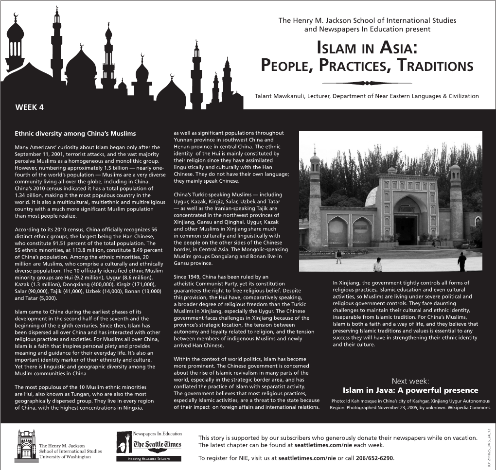 Islam in Asia: People, Practices, Traditions