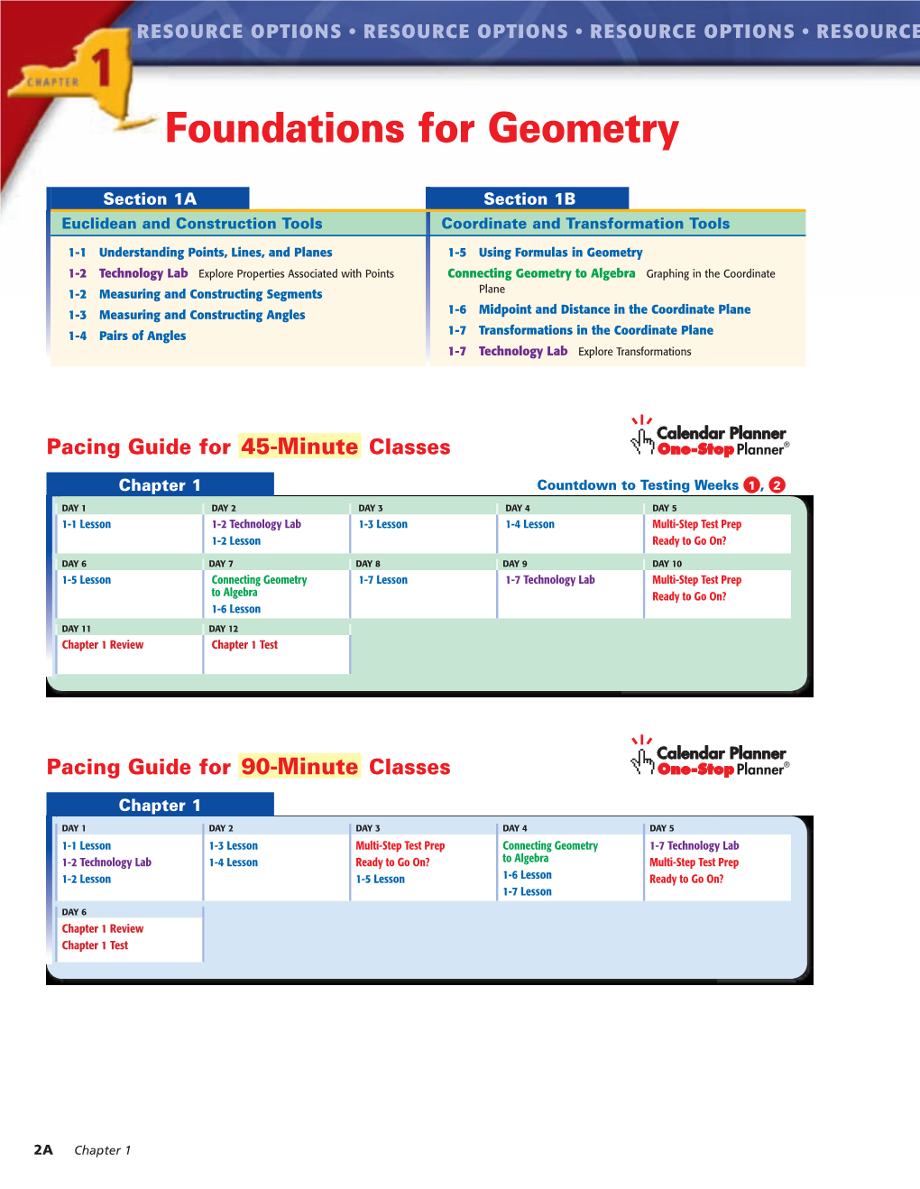 Foundations for Geometry